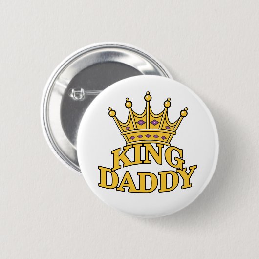 König Daddy Button (Vorne & Hinten)