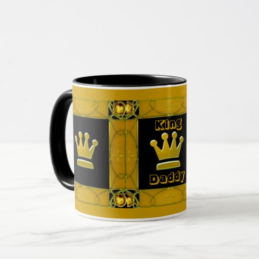 König Daddy Tasse (Vorderseite Links)