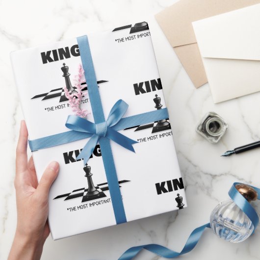 König das wichtigste Stück Geschenkpapier (Schenken)