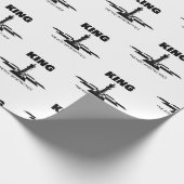 König das wichtigste Stück Geschenkpapier (Ecke)