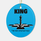 König das wichtigste Stück Keramik Ornament (Links)