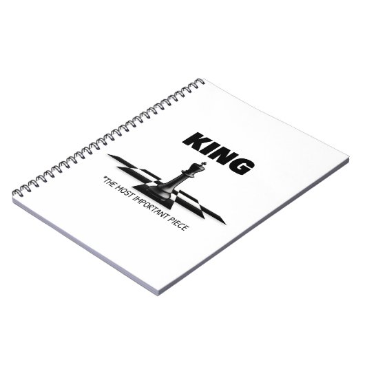 König das wichtigste Stück Notizblock (Linke Seite)