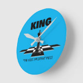 König das wichtigste Stück Runde Wanduhr (Winkel)