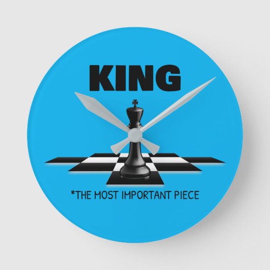 König das wichtigste Stück Runde Wanduhr (Vorderseite)