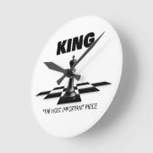 König das wichtigste Stück Runde Wanduhr (Winkel)