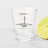König das wichtigste Stück Schnapsglas (Rückseite)