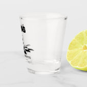 König das wichtigste Stück Schnapsglas (Rechts)