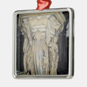 König David angegrenzt von Mosese und von Jeremias Silbernes Ornament (Links)