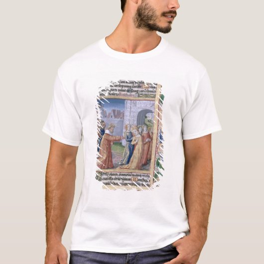 König David, der Bathsheba begehrt T-Shirt (Vorderseite)