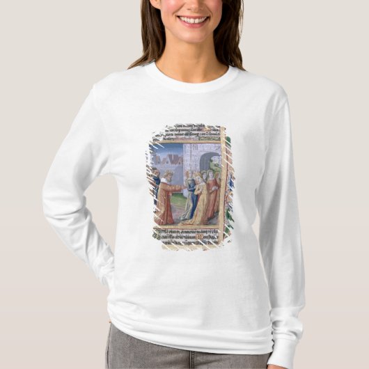 König David, der Bathsheba begehrt T-Shirt (Vorderseite)