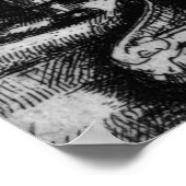 König David im Gebet, 1652 Poster (Ecke)