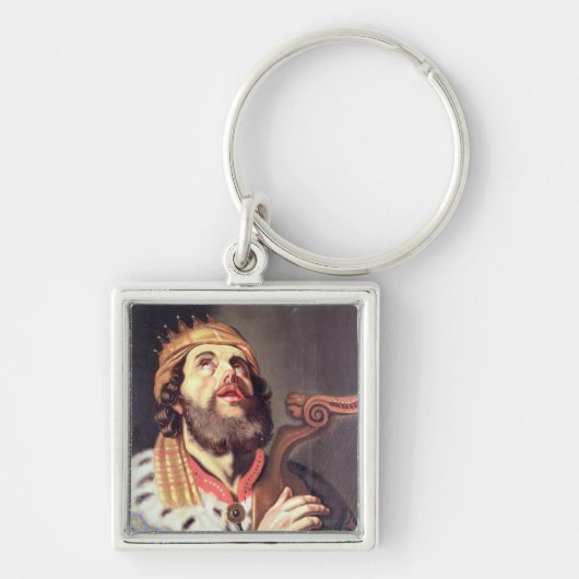 König David (Platte) Schlüsselanhänger (Vorne)