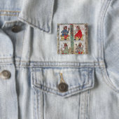 König David, Solomon, Luba und Turnis Button (Beispiel)