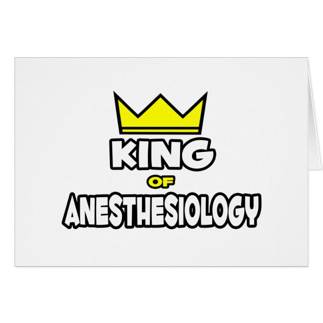 König der Anästhesiologie (Vorderseite (Horizontal))