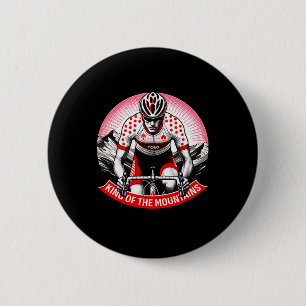 König der Berge Radrennfahrer  Button