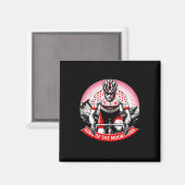 König der Berge Radrennfahrer Magnet (Vorderseite/Rückseite)