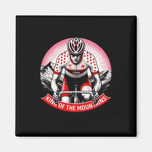 König der Berge Radrennfahrer Magnet (Vorne)