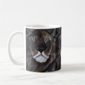König der Bestien Gemälde von Alfred Fox Kaffeetasse (Links)