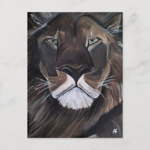 König der Bestien Gemälde von Alfred Fox Postkarte