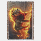 König der Bestien Löwe majestätisches Höllentier Decke (Vorderseite Vertikal)