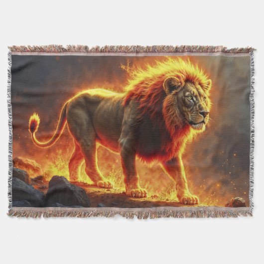 König der Bestien Löwe majestätisches Höllentier Decke (Vorderseite)