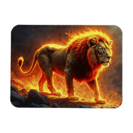 König der Bestien Löwe majestätisches Höllentier Magnet