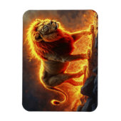 König der Bestien Löwe majestätisches Höllentier Magnet (Vertikal)