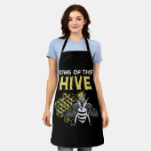 König der Bienenstockbiene Lover Honey Beekeep Schürze (Getragen)