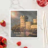 König der Burg Geburtstag Serviette (Beispiel)