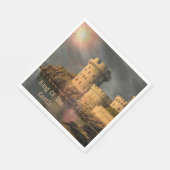 König der Burg Geburtstag Serviette (Ecke)