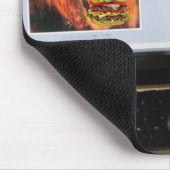 König der Burger Cat Meme Mousepad (Ecke)