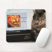 König der Burger Cat Meme Mousepad (Mit Mouse)