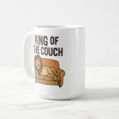 König der Couch Kaffeetasse (Vorderseite Links)