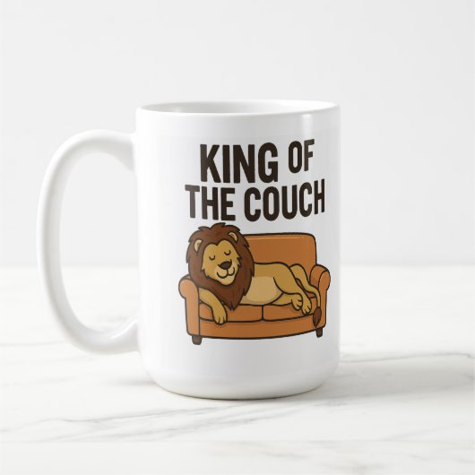 König der Couch Kaffeetasse (Links)