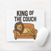 König der Couch Mousepad (Mit Mouse)