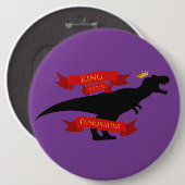 König der Dinosaurier Button (Vorne & Hinten)