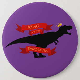 König der Dinosaurier Button