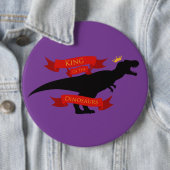 König der Dinosaurier Button (Beispiel)
