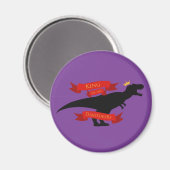 König der Dinosaurier Magnet (Vorderseite/Rückseite)