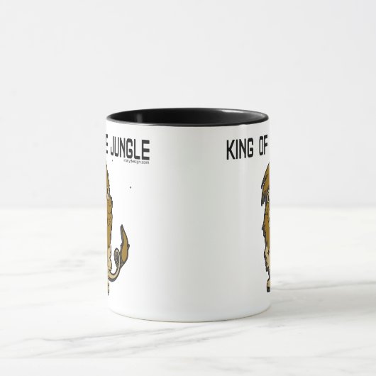 König der Dschungel-Tassen Tasse (Zentrum)
