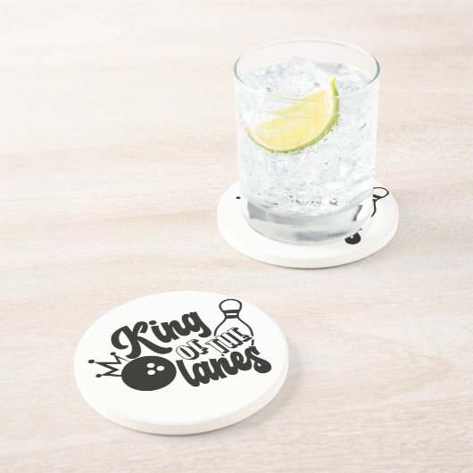 König der Fahrspuren Getränkeuntersetzer (Seite)