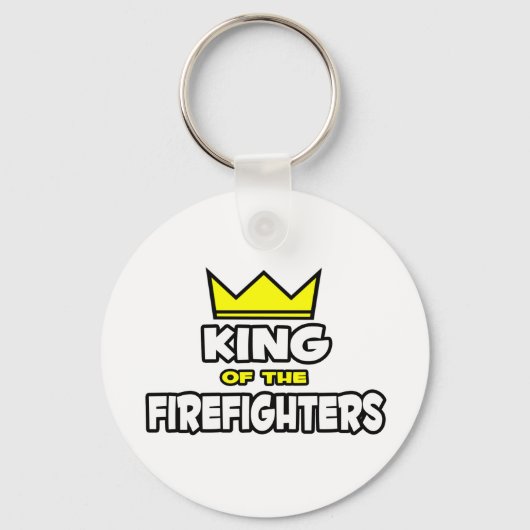 König der Feuerwehrmänner Schlüsselanhänger (Vorderseite)