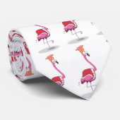 König der Flamingos Krawatte (Gerollt)
