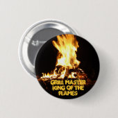 König der Flammen Button (Vorne & Hinten)