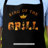 König der Flammen und Feuer Schürze