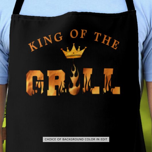 König der Flammen und Feuer Schürze