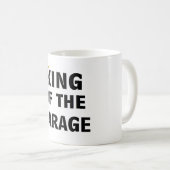 "König der Garage" Tasse (VorderseiteRechts)