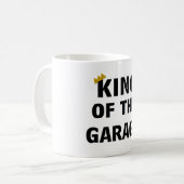 "König der Garage" Tasse (Vorderseite Links)