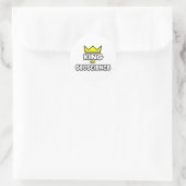 König der Geowissenschaften Runder Aufkleber (Tasche)