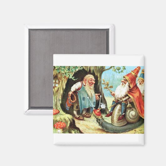 König der Gnome Magnet (Vorderseite/Rückseite)